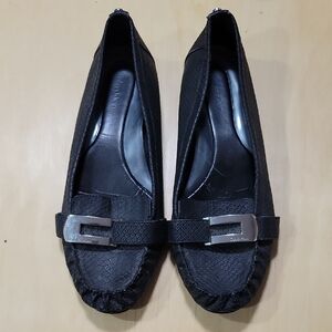Calvin Klein Kadyn 9M Black Loafers with Buckle